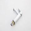 Chrome Single-Hole Bathroom and Laundry Vanity Sink Faucet with Two