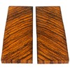 Bookmatched Zebrawood Knifes Scales, Handle Blank Exotic Knife Scales Wood