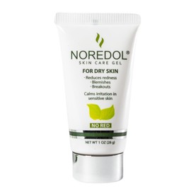 Noredol Skin Care Gel - Redness Relief Moisturizer for Dry Skin - Rosacea Treatment for Face - Soothes Prone Skin and Irritation - Fragrance Free 1 oz
