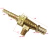 MENSI Propane Natural Brass Hotel Commercial Kitchen Gas Control Valve