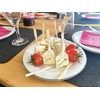 Party Cocktail Spoon Finger Food Wooden Bamboo Food Picks Pack