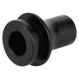 Shift Knob Boot Retainer Adapter Universal Manual Transmission Vehicles Quality Aluminum Alloy M10x1.25 Control Car (Black)