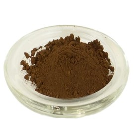 Colour pigment Umber brown, burned, 120 ml in cup, earth colour, dry paint