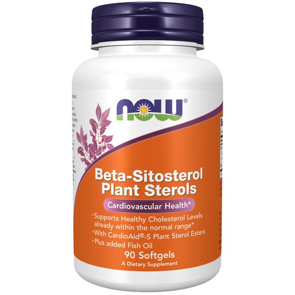 NOW>NOW NOW Beta-Sitosterol Plant Sterols Softgels 90