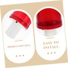 PRETYZOOM 4pcs Traffic Cone Topper Emergency Warning Lights Portable Flashing