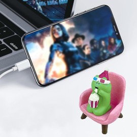 Cute Popcorn Miniature Frog Figurines - Funny Frog Sculpture for Shelf, Desk Decoration