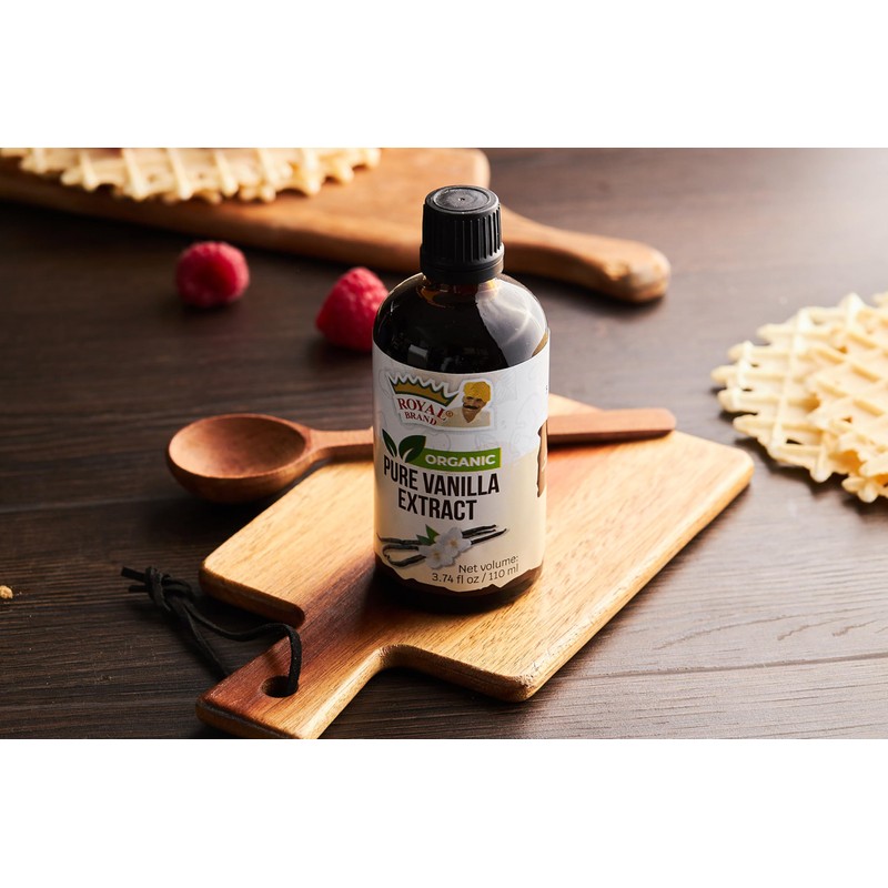 Royal Brand Pure Vanilla Extract / Organic / Sugar Free