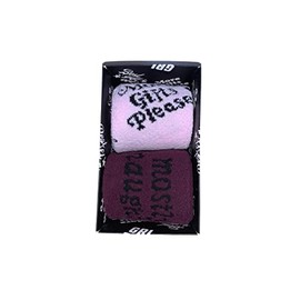 Victoria's Secret Pink 2 Pairs Marshmallow Crew Socks Boxed Gift Set NIB One Size Fit All New