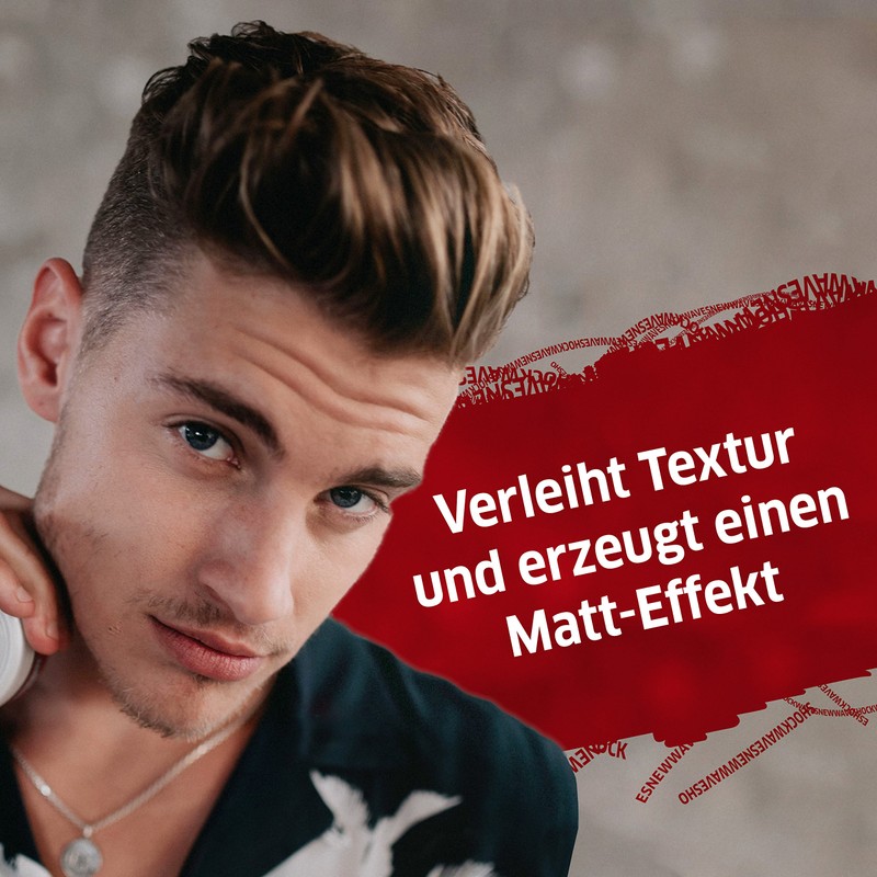 Wella Shockwaves Messy Matt Clay 1 x 75ml