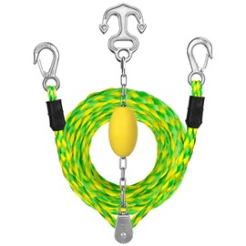 Yyiwhmy 95" Heavy Duty Boat Tow Harness for Tubing,Tow Rope with Quick Connector for Tubing, Water Sport Towable Connector with Stainless Steel Connector