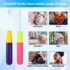 2 Packs Latch Hook Crochet Needle Latch Hook Tool, Latch