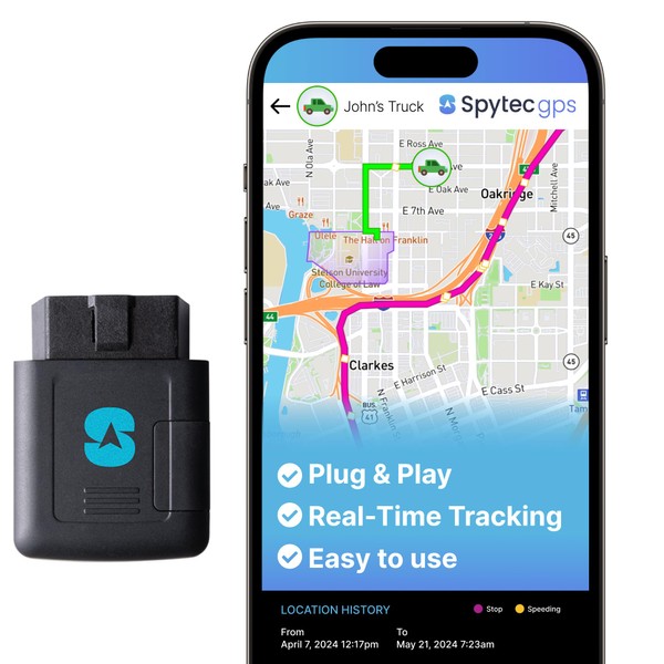 Spy Tec Spytec Anti-Theft Plug-in Car GPS Tracker, Real-Time 5