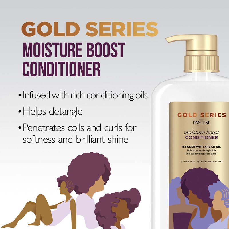 Pantene Gold Series Moisture Boost Conditioner 250ml