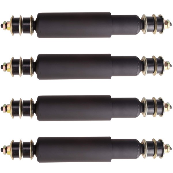 10L0L Front Rear Shock Absorbers Kit for EZGO TXT & Medalist 1994-up Golf Cart, Replace OEM 70928-G01 76418-G01