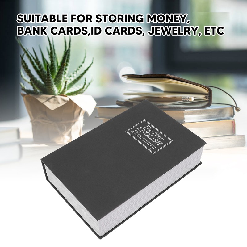 Book Safe Simulation Book Safe Box Portable Money Storing Box
