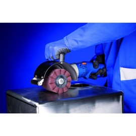 PFERD Polinox Sanding Roller PNG | 100 x 100 mm, Keyway 19 mm, Corundum A100 | 44641201 - for Seamless Line Matting