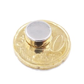 Aprilheld 20 Disc Magnets 10 x 4 mm N52 Strongest Class Neodymium Magnets Extra Strong Power Magnet for Notice Board, Whiteboard, Photo, Fridge Mini Magnetic Disc