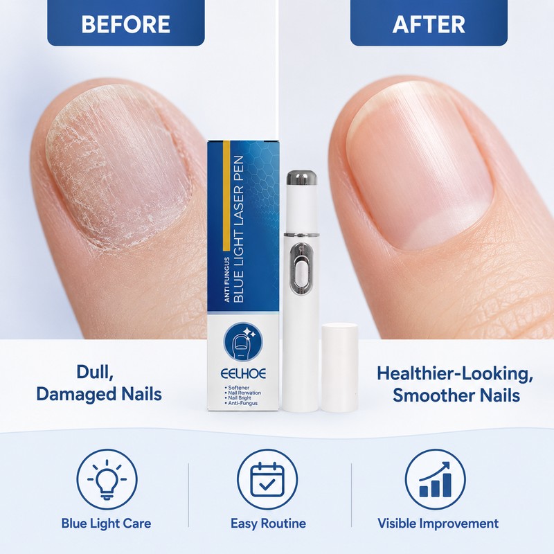 Portable Nail Care Pen for Women – Blue Light Grooming