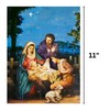 Nativity Manger Scene Advent Calendar, Christmas Countdown with 24 Daily
