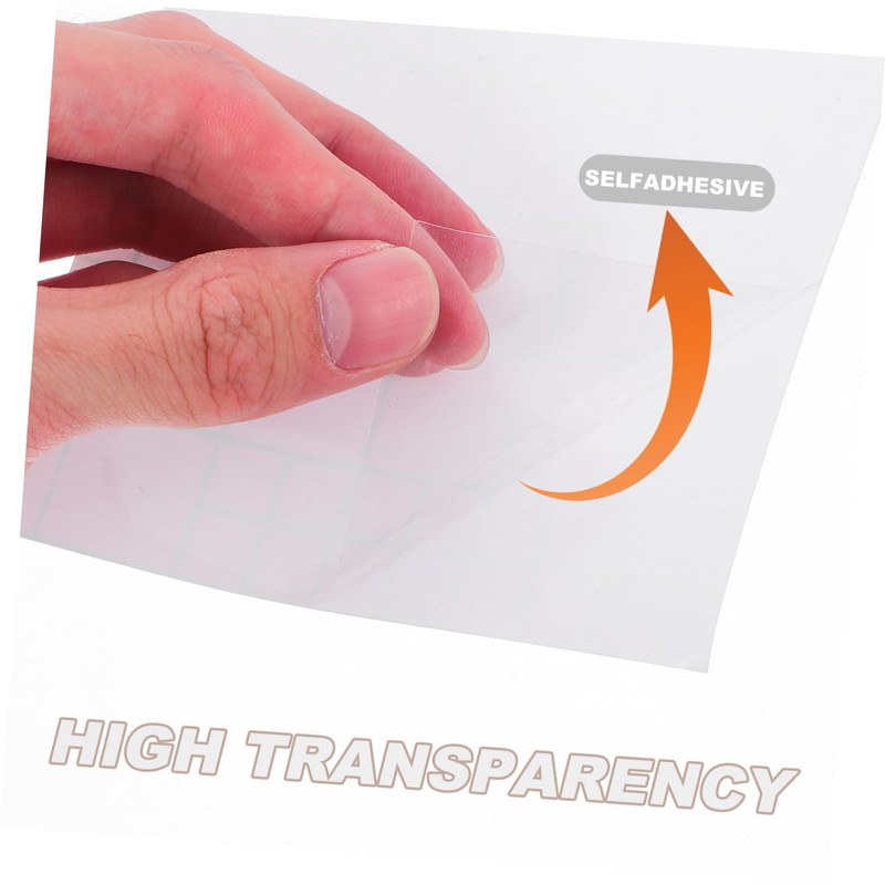 DOITOOL 100pcs Self-Sealing Laminating Sheets for Photos and Documents PVC