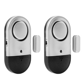 Door Window Alarm Sensor for Home Security, Wireless Magnetic Window Door Burglar Alarm with 120dB Loud for House, Shop, Office, Garage