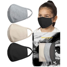 Stretch Sculpt Childrens in Neutrals Face Masks by KARIZMA Fabric Face Mask 3 Kids Masks