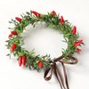 KorViSHOW Red Chili Pepper Flower Headband - Funny Chili Pepper