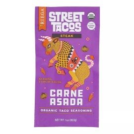 Riega Foods - Seasoning Steack Carne Asada Taco 1 oz (Pack of 24)