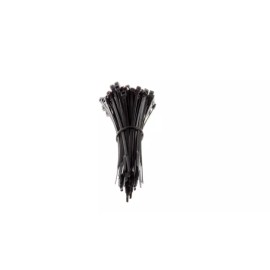 Unbranded 100 PACK 6" INCH ZIP TIES NYLON BLACK 45 LBS UV WEATHER RESISTANT WIRE CABLE HD