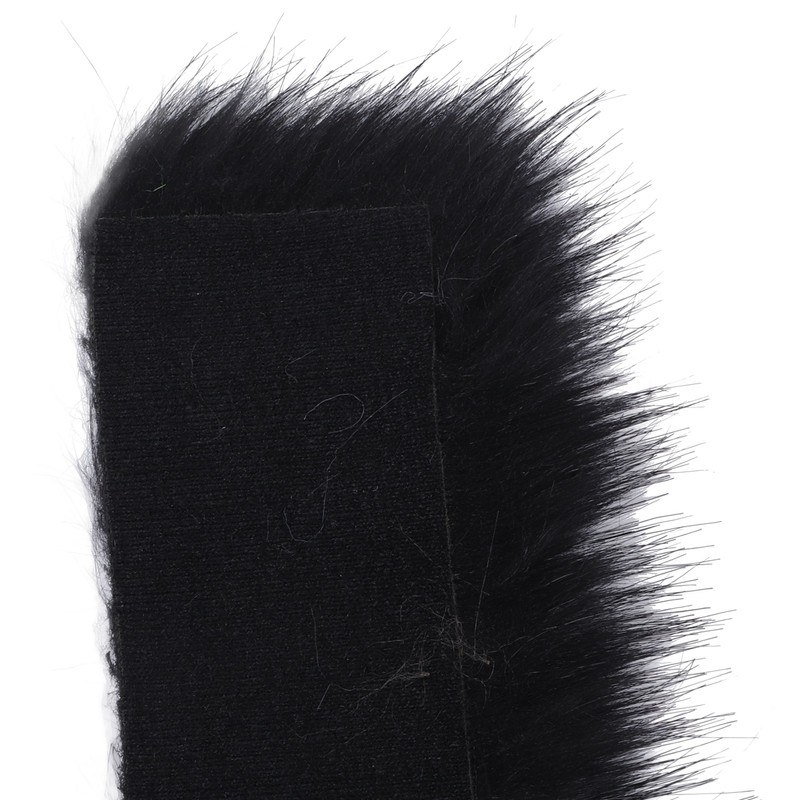 2Pcs Faux Fur Strips Thick Fluffy Soft Artificial Fur Strips
