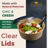 CHEF ROYALE 150x 1300ml Kraft Salad Paper Bowls with Lids