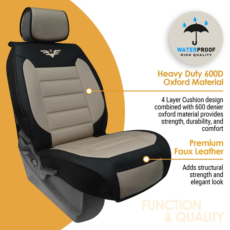 LPI Truck Heavy Duty Premium Truck Seat Covers for Full-Size