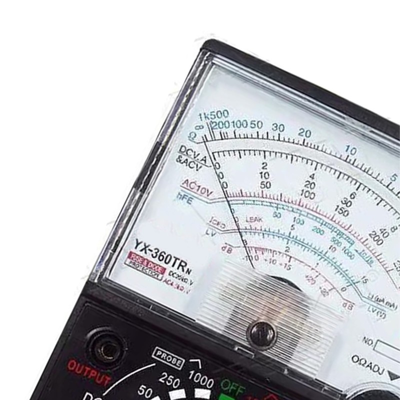 Pointer Multimeter Ammeter Voltmeter Ohmmeter with Probes Teaching Aids Maintenance