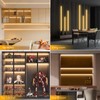 LRGBST 12V Warmwhite COB LED Strip Light, 6 Pcs 2M/6.56ft