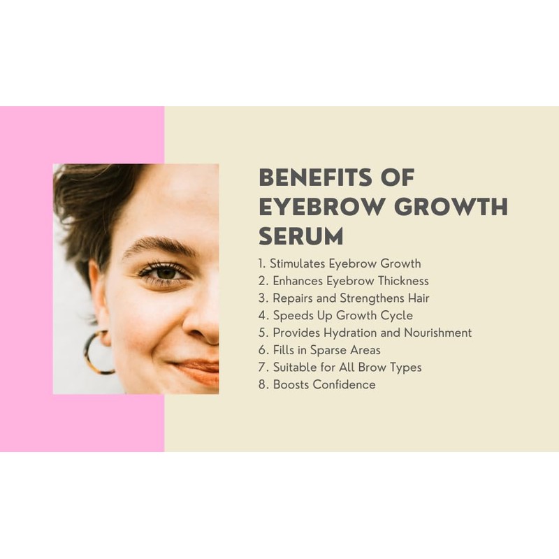 Hollyberry-Premium Eyebrow Growth Enhancing Serum-Peptide Boosting Formula for brows -