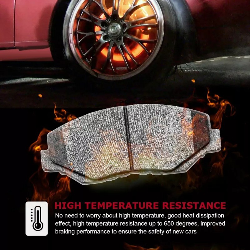 YXPCARS Front Ceramic Brake Pads for 2000-2003 Ford F-150