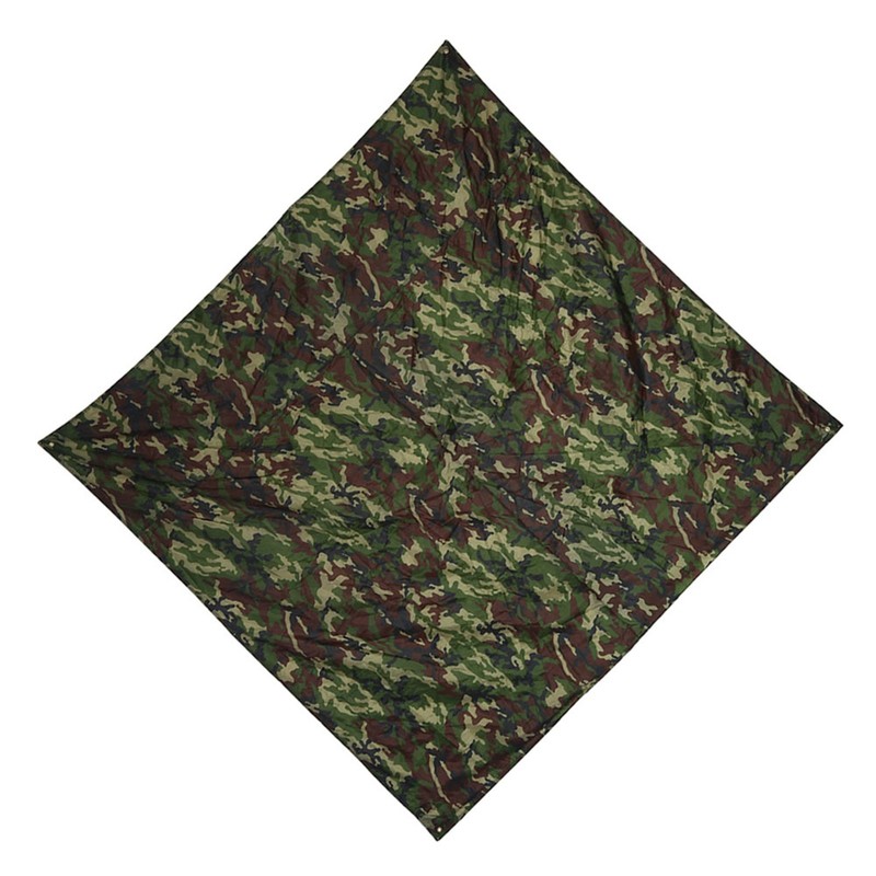 Camouflage Outdoor Portable Lightweight Rainproof Mat RainTent Tarp Shelter (3*2.9m)