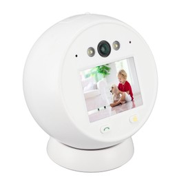 1080P HD Indoor Security Camera with Two-Way Audio, Noise Reduction, Night Vision, 120° Wide Angle, 2.8 Inch Screen for Home Surveillance and Baby Monitoring