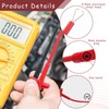 2 x Multimeter Cable Test Probe, Insulated 10 A Crocodile