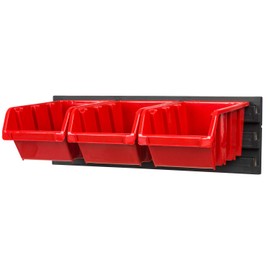 PAFEN Storage System 386 x 130 mm Stacking Boxes Wall Shelf Box Display Storage Boxes Storage System 3 Boxes