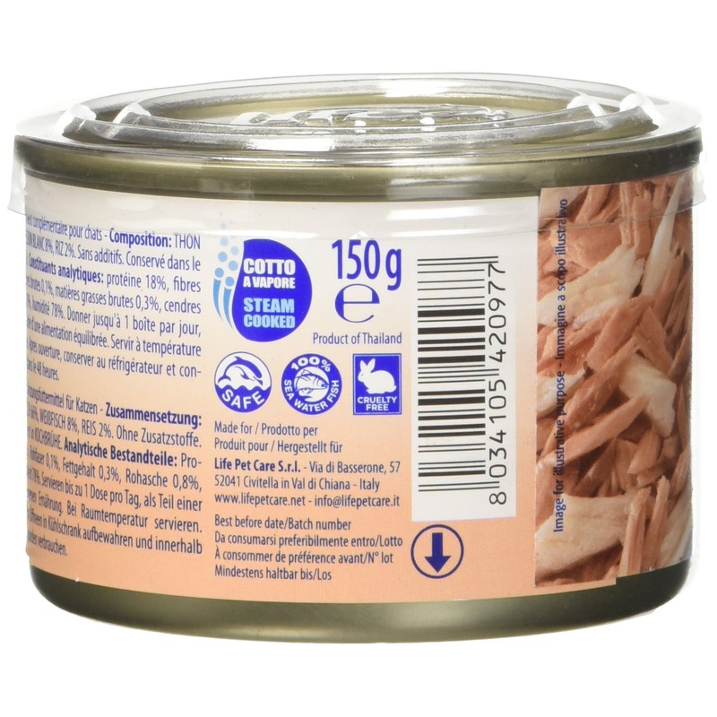 Life Cat 102341 Lattina Le Ricette con Tonno e Pesce