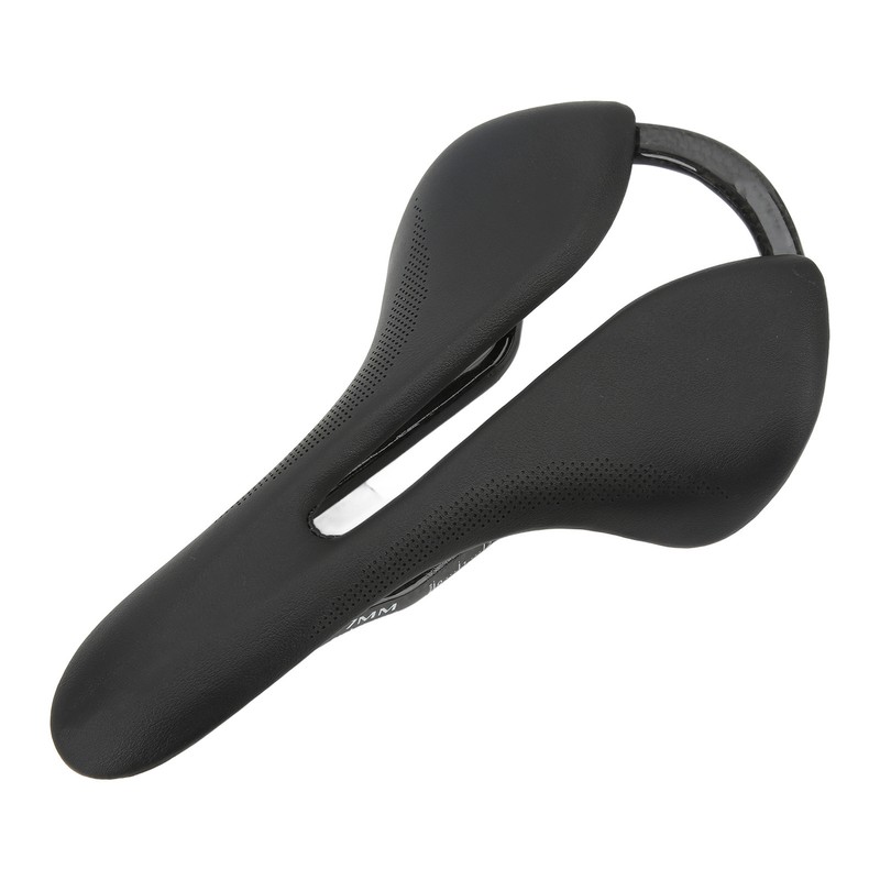 Carbon Fiber Bike Saddle Microfiber Leather Surface Hollow Seat Cushion