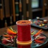 Red 100Yard 200D UV Big Fly Thread Premium Strong Durable