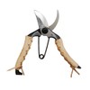 Mikikajiyamura TS096 A-Type Pruning Shears, 7-Inch Metal Stopper, Genuine Leather