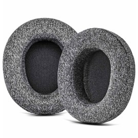 Nova Pro Wired Replacement Earpads for Arctis Nova Pro Wired Headset by TRANSTEK, Improved Durability and Sound Isolation - NOT FIT Nova Pro Wireless (Grey Breathable Fabric)
