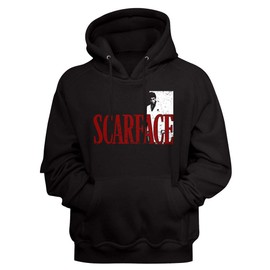 DressCode Scarface - Mens Meng Hoodie, Size: XX-Large, Color: Black