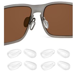 4 Pairs Soft Silicone Replacement Nosepad Nose Piece for Oakley Sunglasses/Eyeglasses Repair Kits
