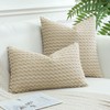 Artscope Pom Poms Decorative Corduroy Cushion Cover 45x45cm Super Soft
