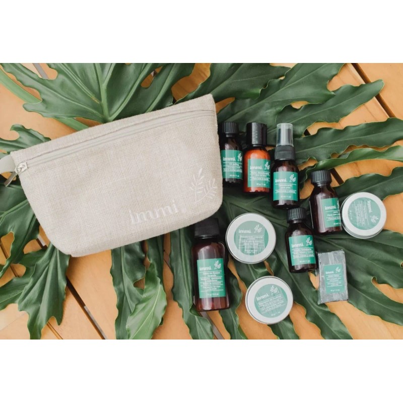 Immi Cosmetiquera De Kit Immi Mini Dedosorante, Jabon, Aceite, Et