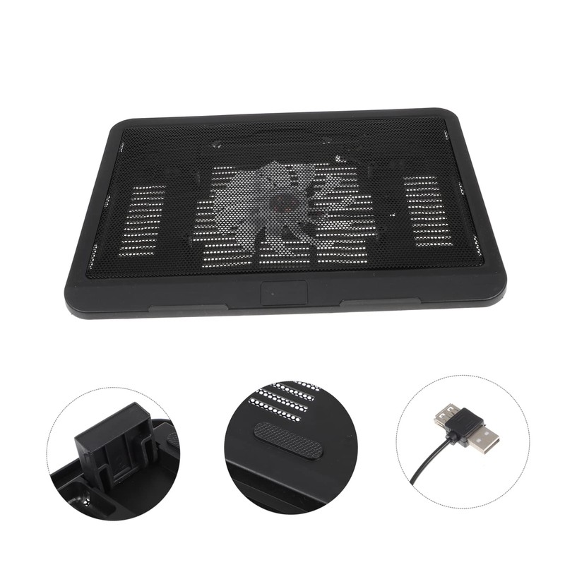 Operitacx Laptop Kühlkissen Ergonomischer Kühlständer für Notebooks Stabile Haltung Luftkühlung